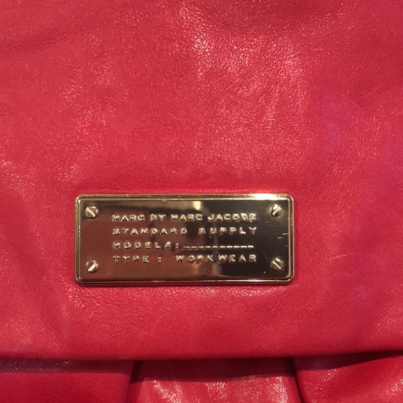 SOLD Marc by Marc Jacobs Red Marchive Leather Backpack - Picture 5 of 8